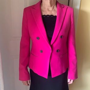 ANNE KLEIN Jacket Blazer size 8 Fuschia